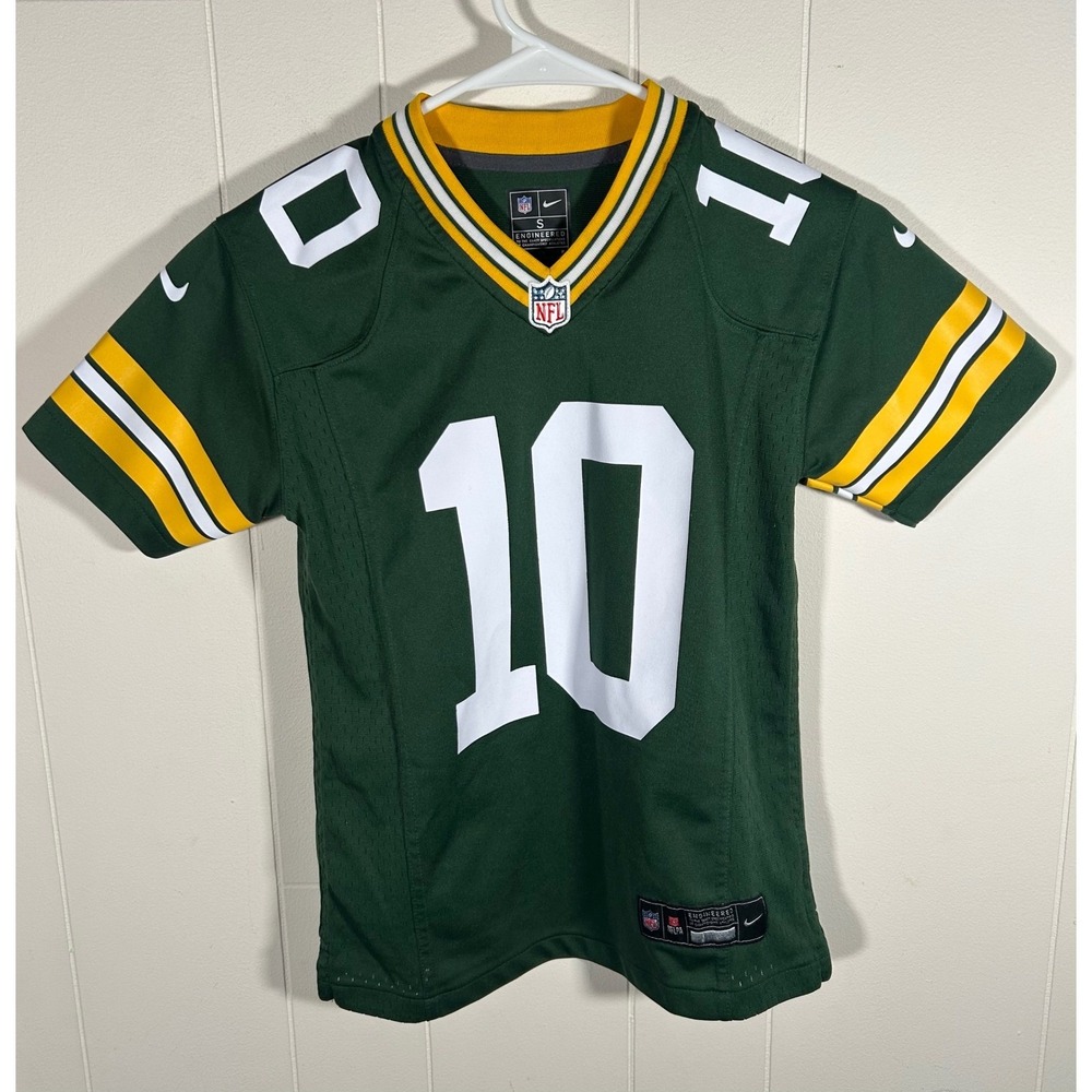Nike Green Bay Packers Jordan Love 10 Youth Jersey Small Green NFL Football